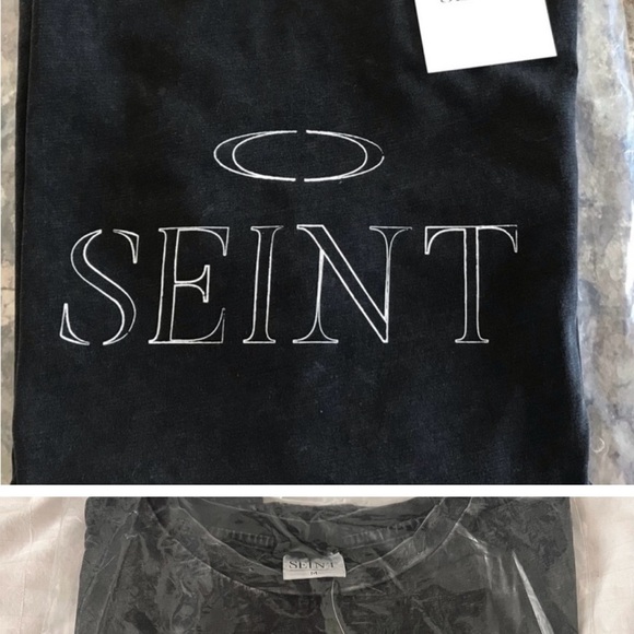 Seint Charcoal Women's Sweatshirt - Picture 3 of 3